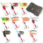 Dr. Fish 10pcs/box Inline Spinner Set 7g